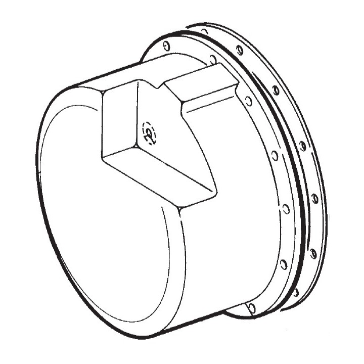 Image for STEARNS 82600 Series Ductile Iron with Navy Paint NEMA4 Housing Cover 800720901
